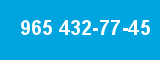 965 432-77-45 965 432-77-45